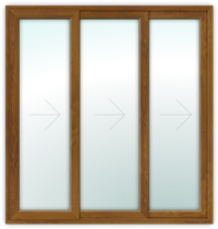 Sliding Door-2 Shutter with Mesh
