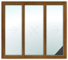 Sliding Window-Center Fixed With Mesh