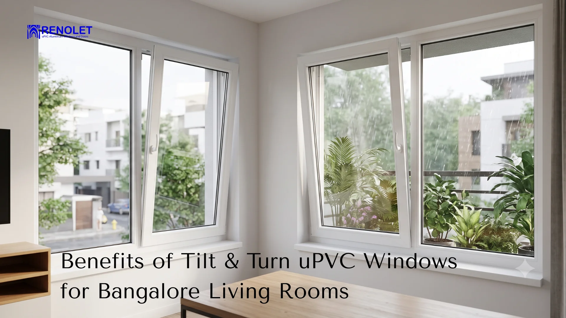 Benefits of Tilt & Turn uPVC Windows for Bangalore Living Rooms